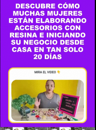 🔥🎨 Diseña y Crea con Resina + 2 Bonos - TR3ndyFB