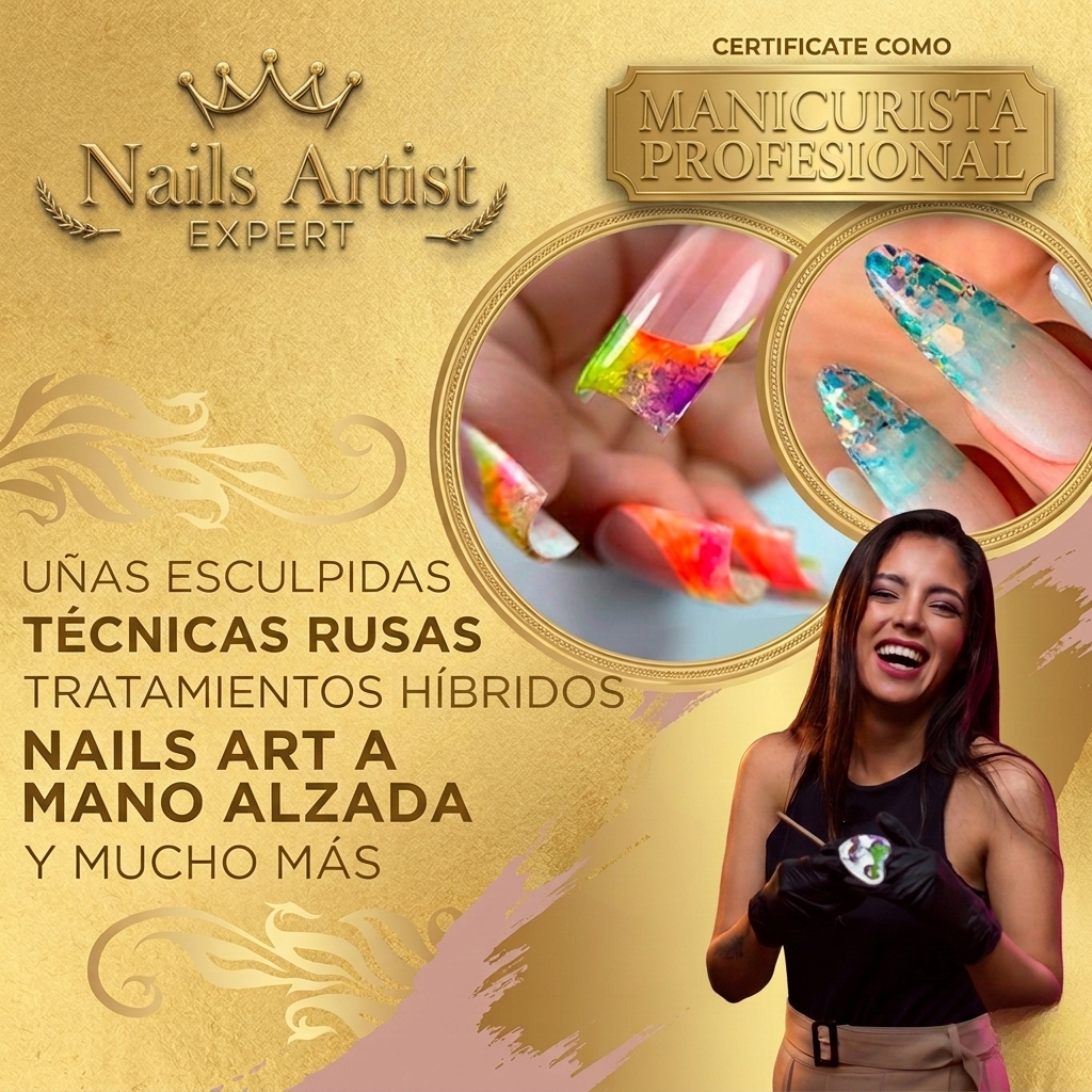 Nails Artist Expert — Técnicas Ucranianas y Rusas de Uñas