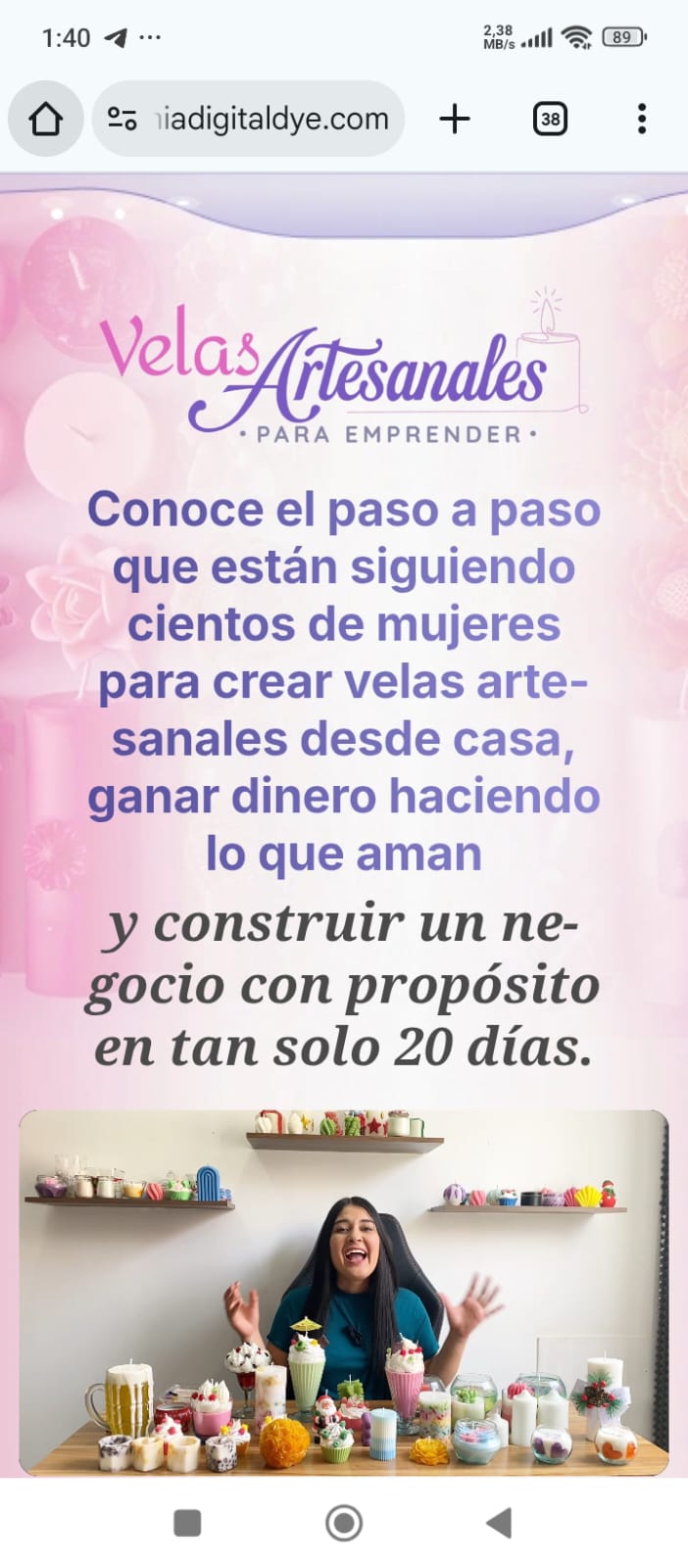 🕯️✨Velas Artesanales para Emprender - Curso Completo + 3 Bonos