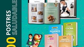 🍰 500 Postres Saludables + Bonos