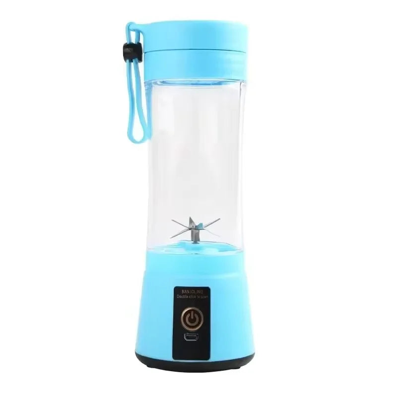 380ml Portable Electric Juicer Smoothie Blender USB Rechargeable Mini Food Processor for Travel Kitchen Workout Bag Liquidizer