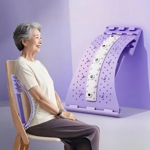 Back Massager, Lower Back Pain, Waist Stretcher Device, Relaxing Spinal Pain, Relieving Yoga Spinal Correction Pillow