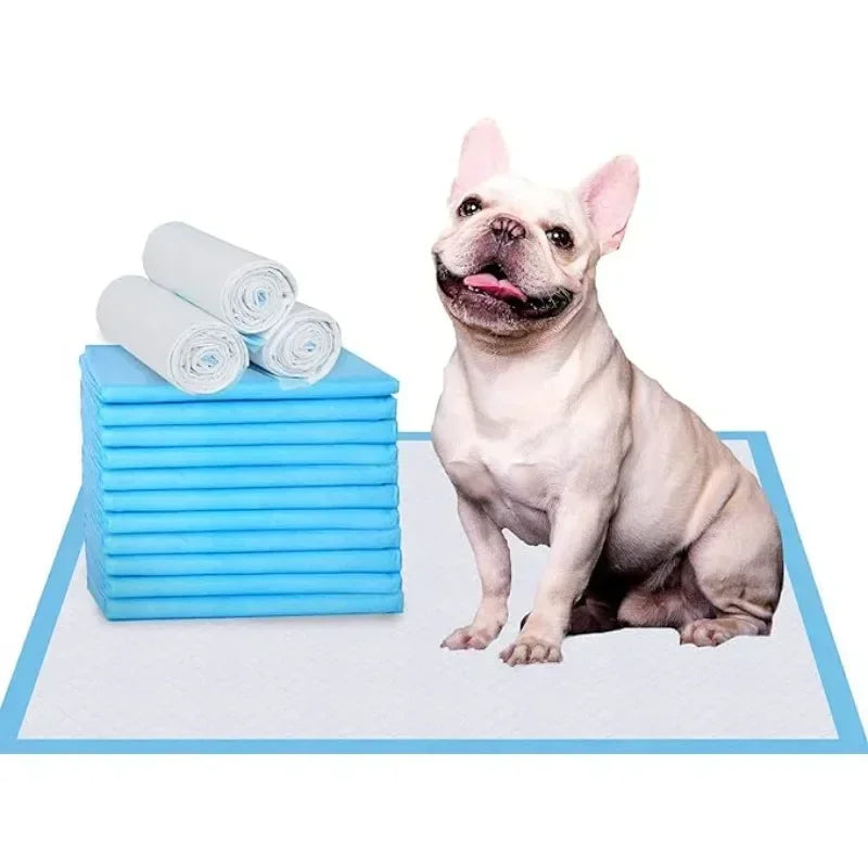 S/M/L/XL Ultra-Absorbent Quick-Dry Nonwoven Fabric Puppy Training Pads Pet Pee Pads for Effective Dog Housebreaking