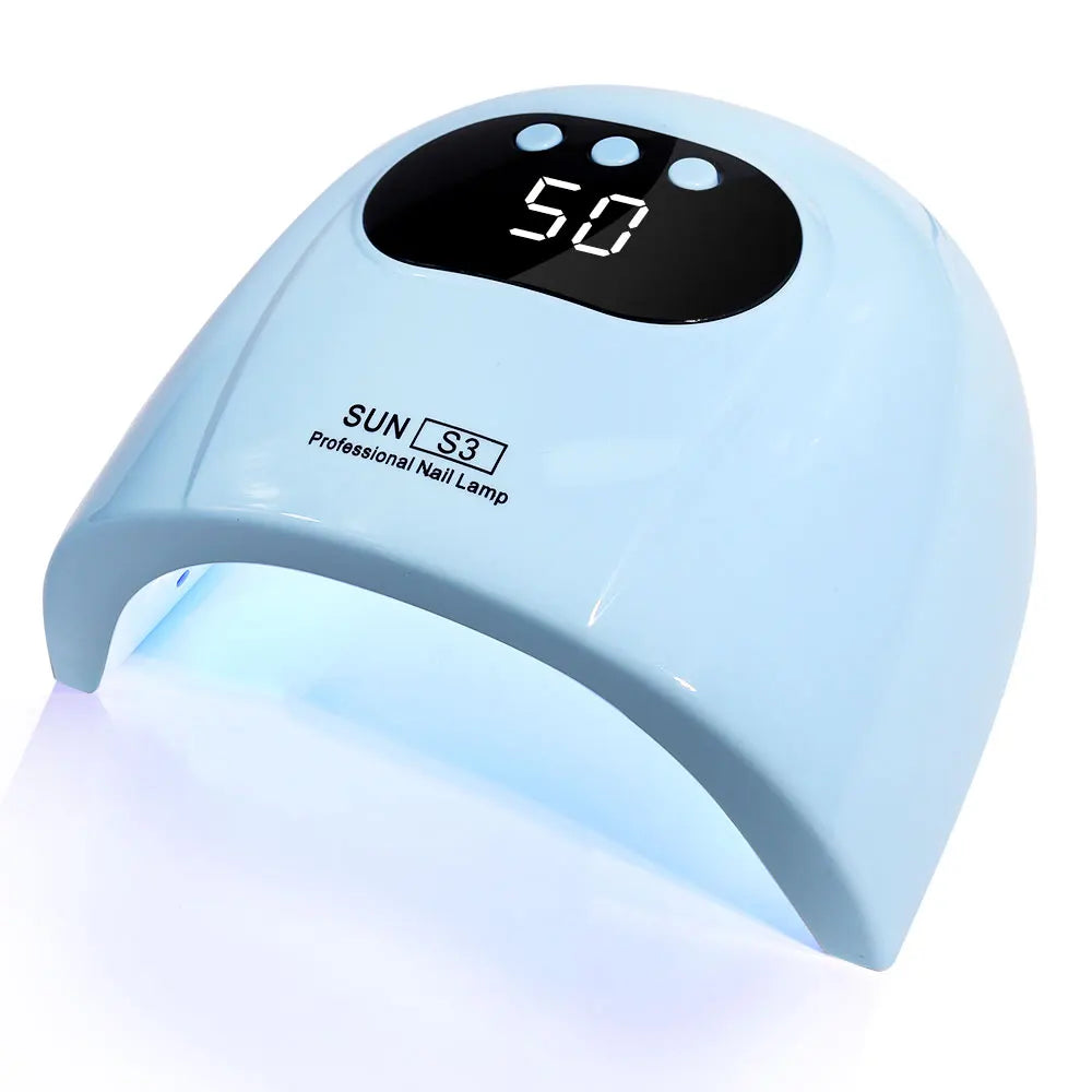Lámpara UV LED 24/6 para secado de esmalte de uñas en gel con pantalla LED y sensor de movimiento, lámpara secadora de manicura profesional, herramienta de uso doméstico
