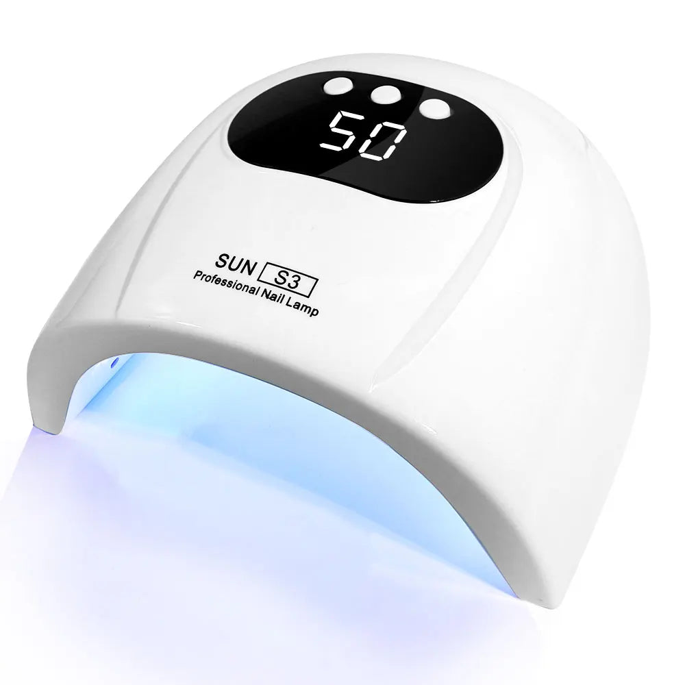 Lámpara UV LED 24/6 para secado de esmalte de uñas en gel con pantalla LED y sensor de movimiento, lámpara secadora de manicura profesional, herramienta de uso doméstico