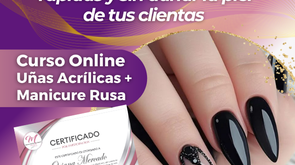 🔥💅 Curso de Uñas Acrílicas Inicial, Avanzado y Manicure Rusa - TR3ndyFB