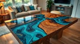 Resina y Aplicaciones - Mesa con Resina (Upsell)