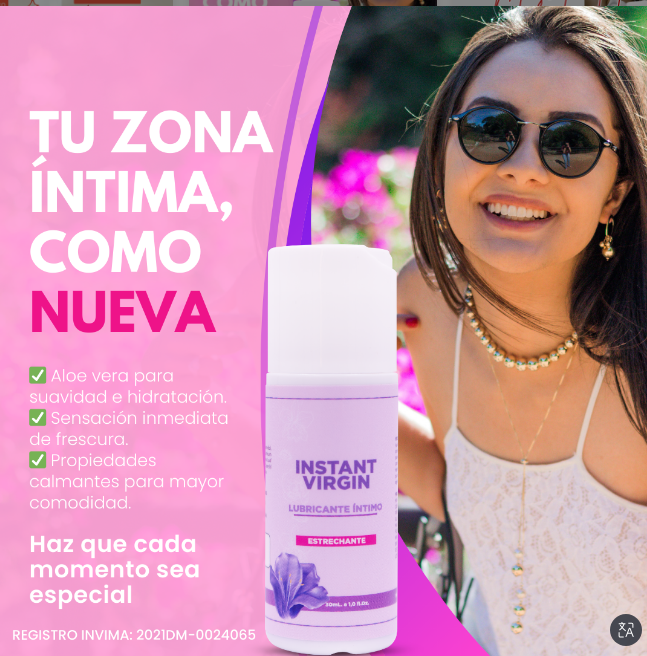 INSTANT VIRGIN - Lubricante Íntimo Estrechante para Mujeres
