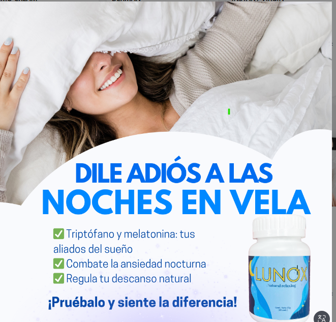 LUNOX - Suplemento para el Sueño