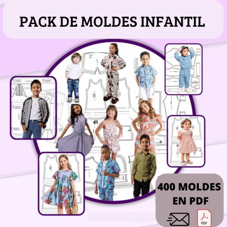 👶✂️ Pack de Moldes Infantil — 400 Moldes en PDF