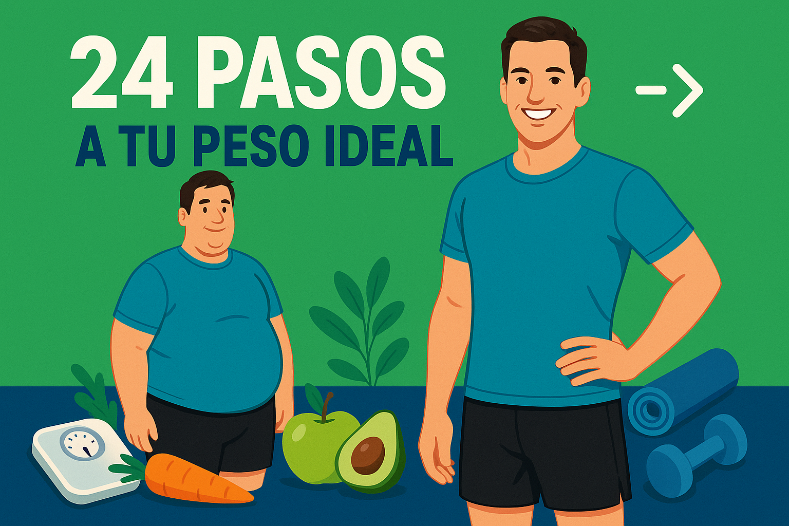 ⚖️ 24 Pasos a Tu Peso Ideal