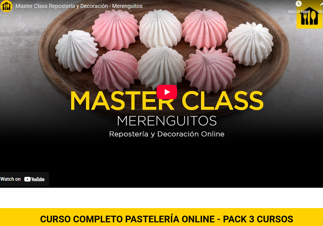 🍰 Pastelería Online: 3 Cursos Incluidos - Pack Completo