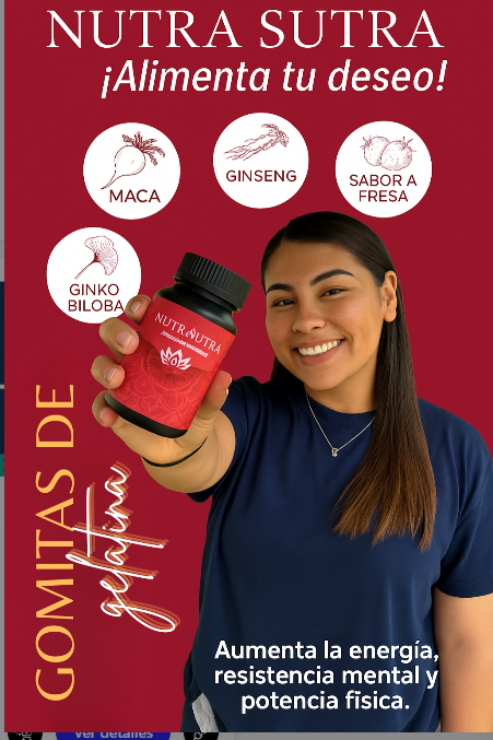 NUTRA SUTRA - Gomitas Energéticas para Mujeres | Potenciador Íntimo