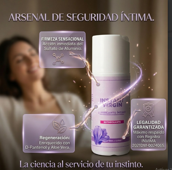 INSTANT VIRGIN - Lubricante Íntimo Estrechante (S/ 89.90)
