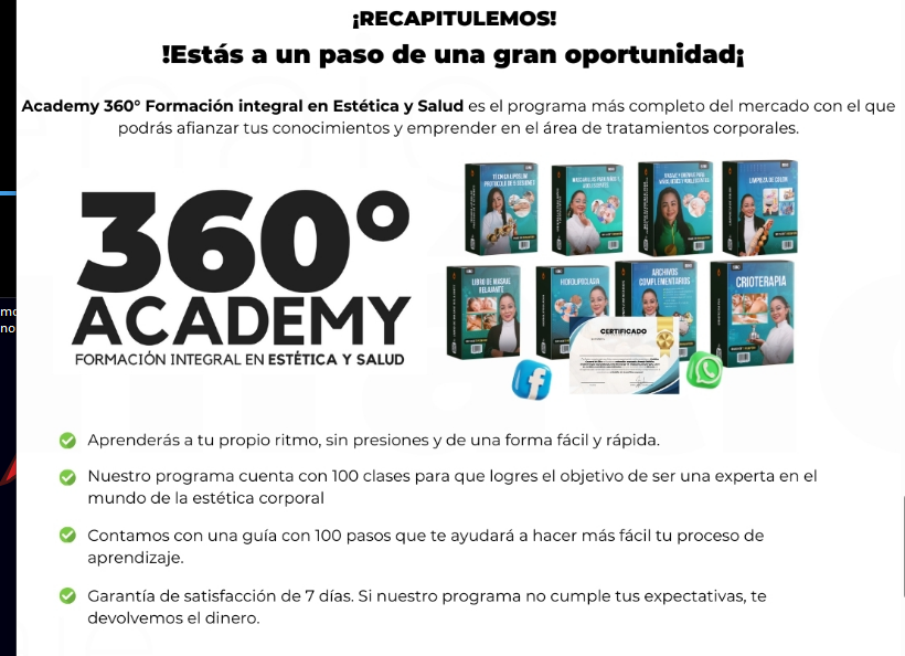 🔥💰 Academy 360° - Formación Integral Estética y Salud - TR3ndyFB