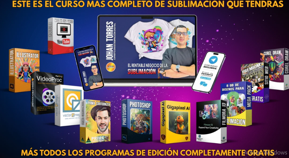 El Rentable Negocio de la Sublimación — Johan Torres