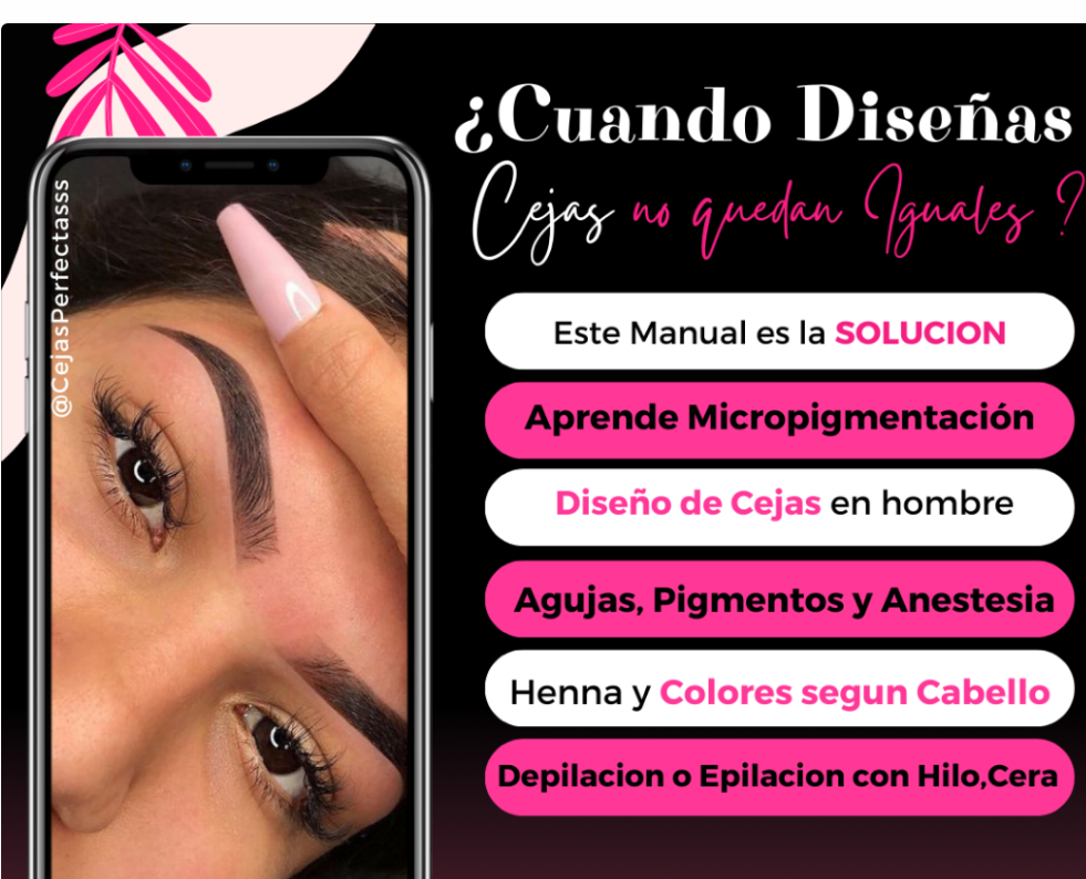 💁 Manual para Diseño de Cejas - Curso Completo - AiFroy