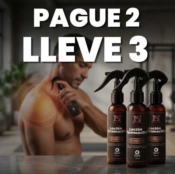 Loción Termoactiva - Pague 2 Lleve 3 (S/ 179.00)
