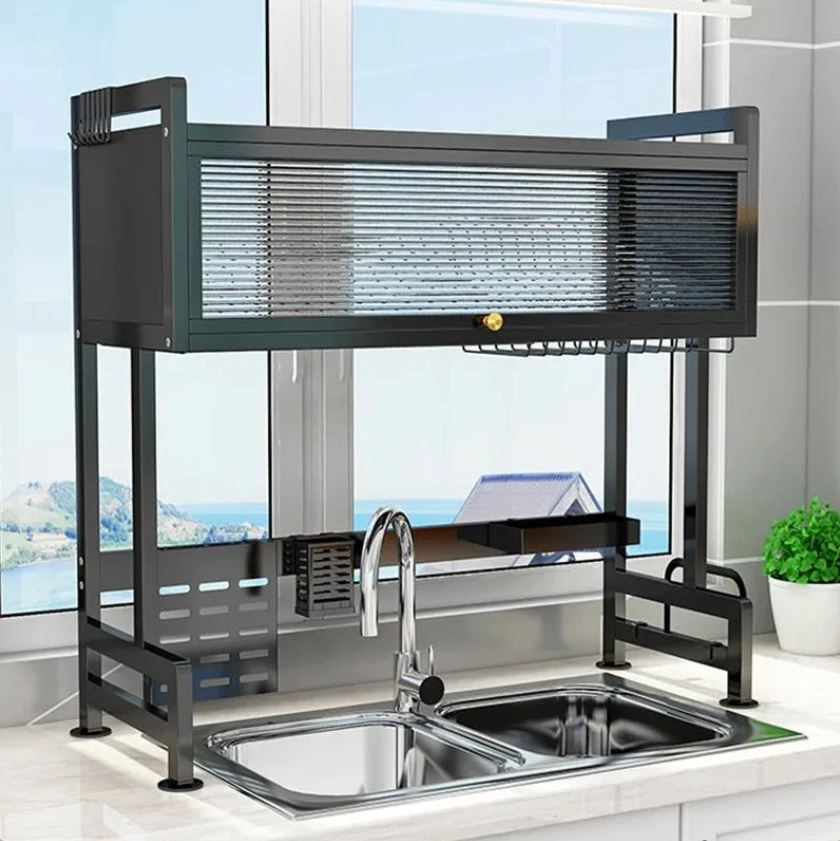 🍽️ Escurridor con Tapa en Dos Niveles