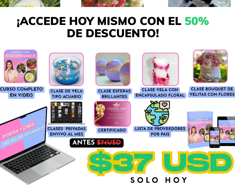 🕯️ Diseña y Crea Velas Artesanales - AiFroy