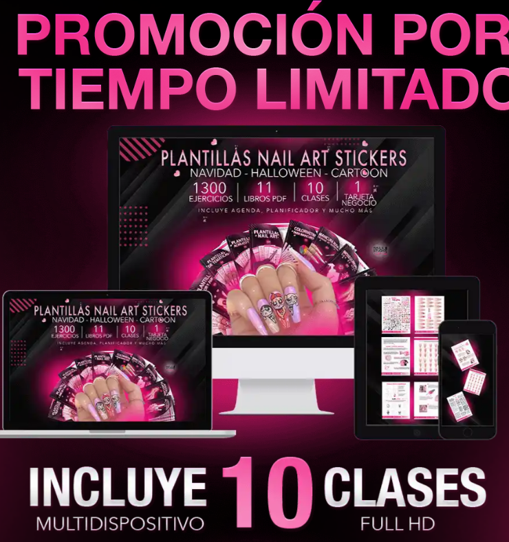 Plantilla Profesional Práctica para Uñas - TR3ndyFB